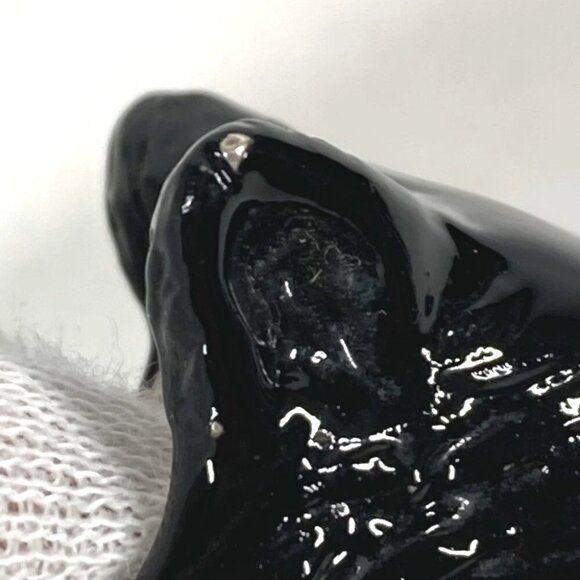 GUCCI Anger Forest Wolf Head Accessories Ring Black/Silver - Picture 5 of 13